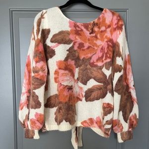 Sezane Mohair Reversible Cardigan Size M